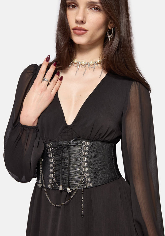 Evelyne Elasticated Corset Waist Belt