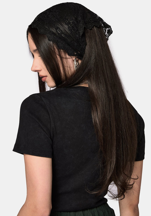 Vivilla Lace Triangle Scarf