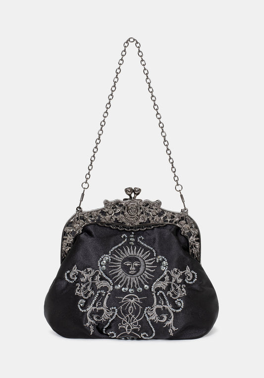 Gaia Celestial Print Pouch Bag