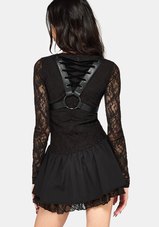 Lucella Corset Tie Back Harness