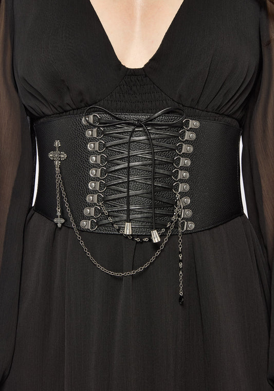 Evelyne Elasticated Corset Waist Belt