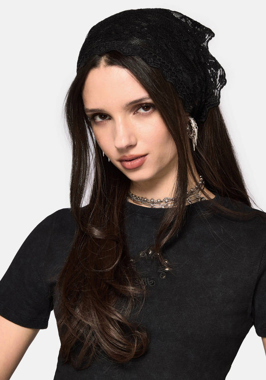 Vivilla Lace Triangle Scarf
