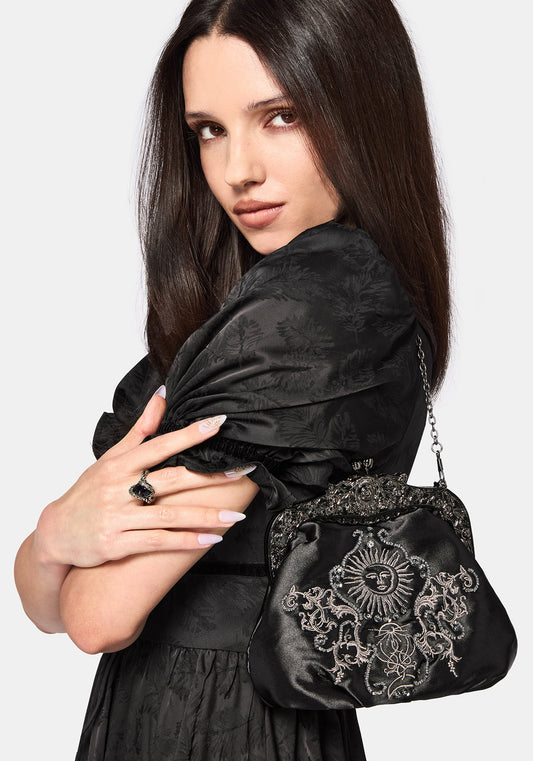 Gaia Celestial Print Pouch Bag