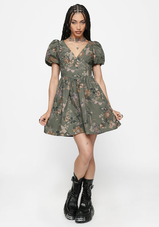 Poison Eden Cotton Mini Dress