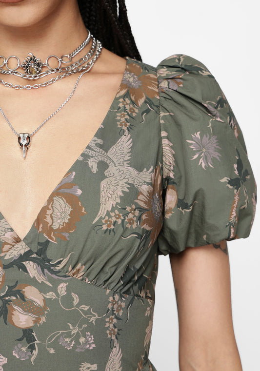 Poison Eden Cotton Mini Dress