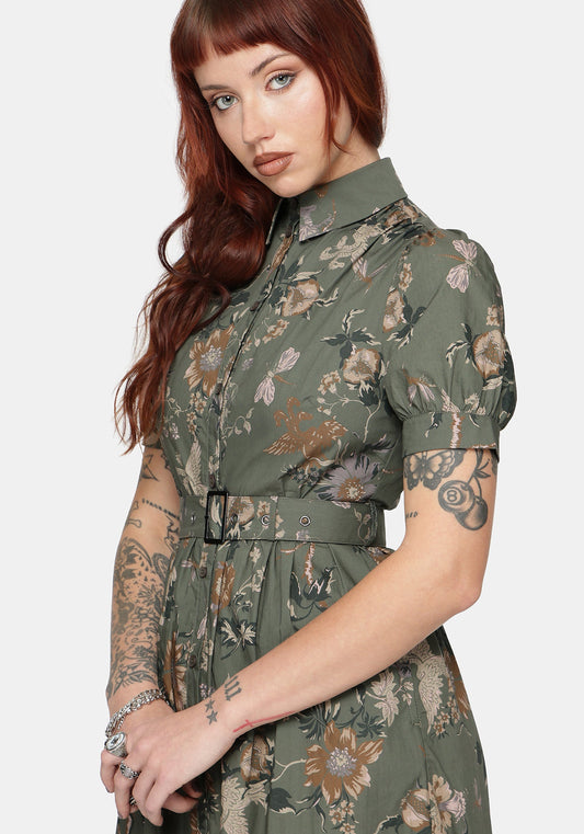 Poison Eden Midaxi Shirt Dress