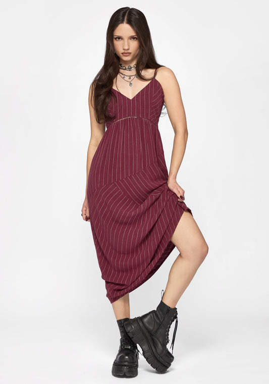 Rue Stripe Voile Cami Midaxi Dress