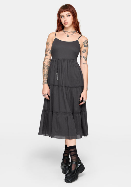 Zyra Tiered Midi Dress