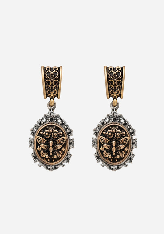 Rosamoth Cameo Drop Earrings