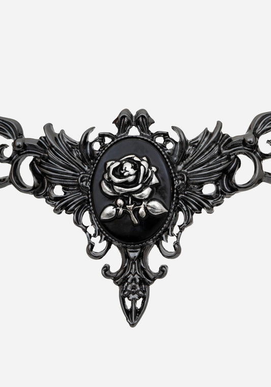Velthra Rose Cameo Necklace
