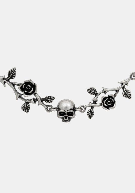 Sezora Rose Skull Choker