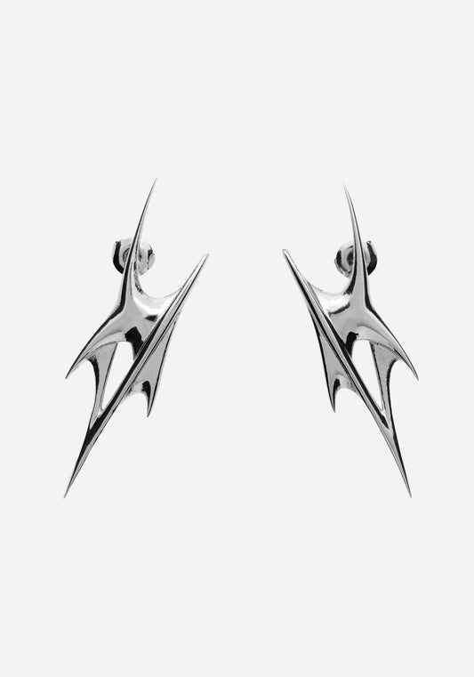 Crixel Spike Stainless Steel Stud Earrings