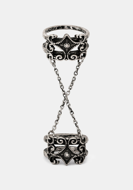 Velma Chain Linked Ring Set