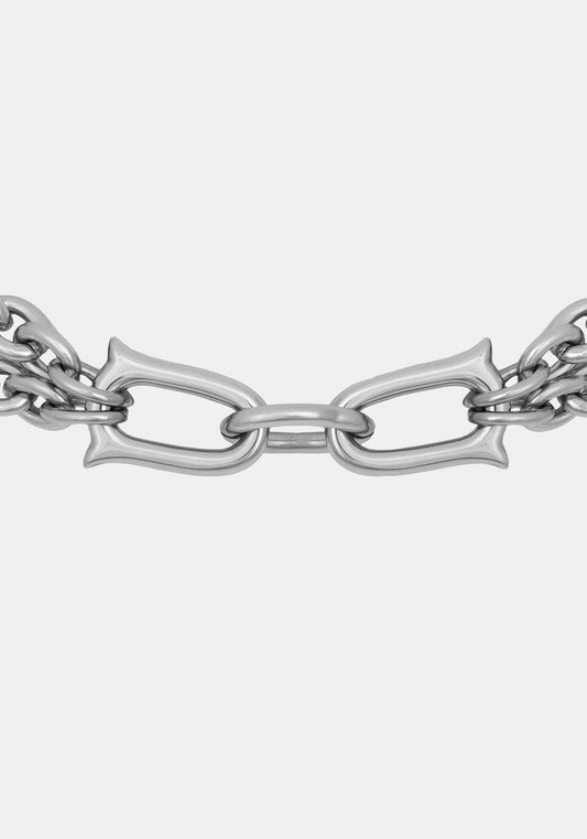 Ruzar Stainless Steel Chunky Chain Choker