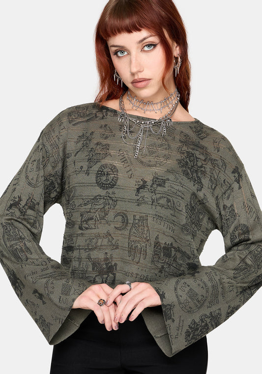 Heresy Ladder Stitch Jumper