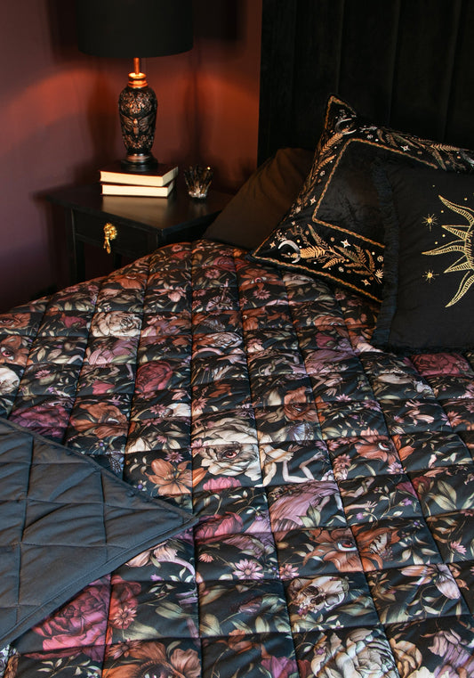 Triple Goddess Quilted Throw