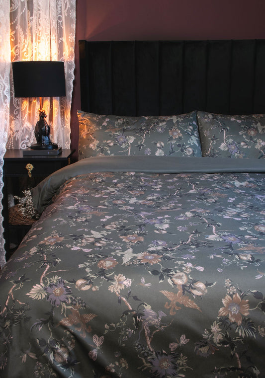 Poison Garden Print Bedding Set - UK King