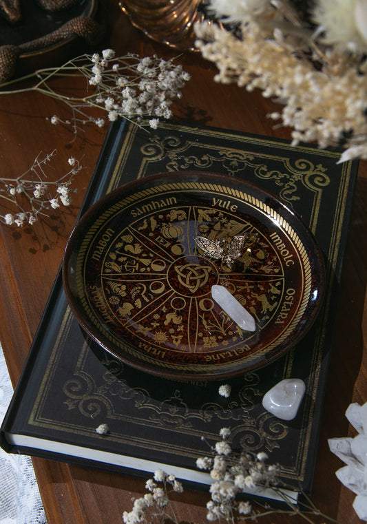 Raveth Sabbat Wheel Trinket Dish