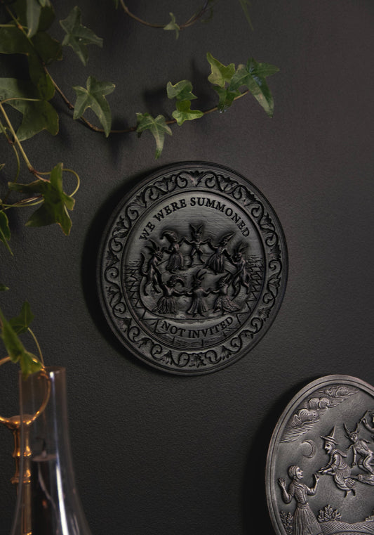 Summoned Round Wall Plaque