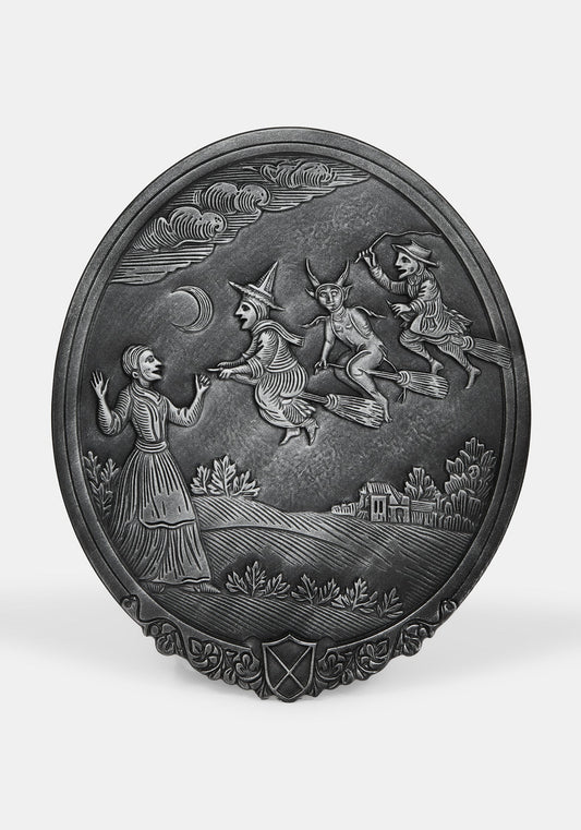 Witches Oval Wall Plaque