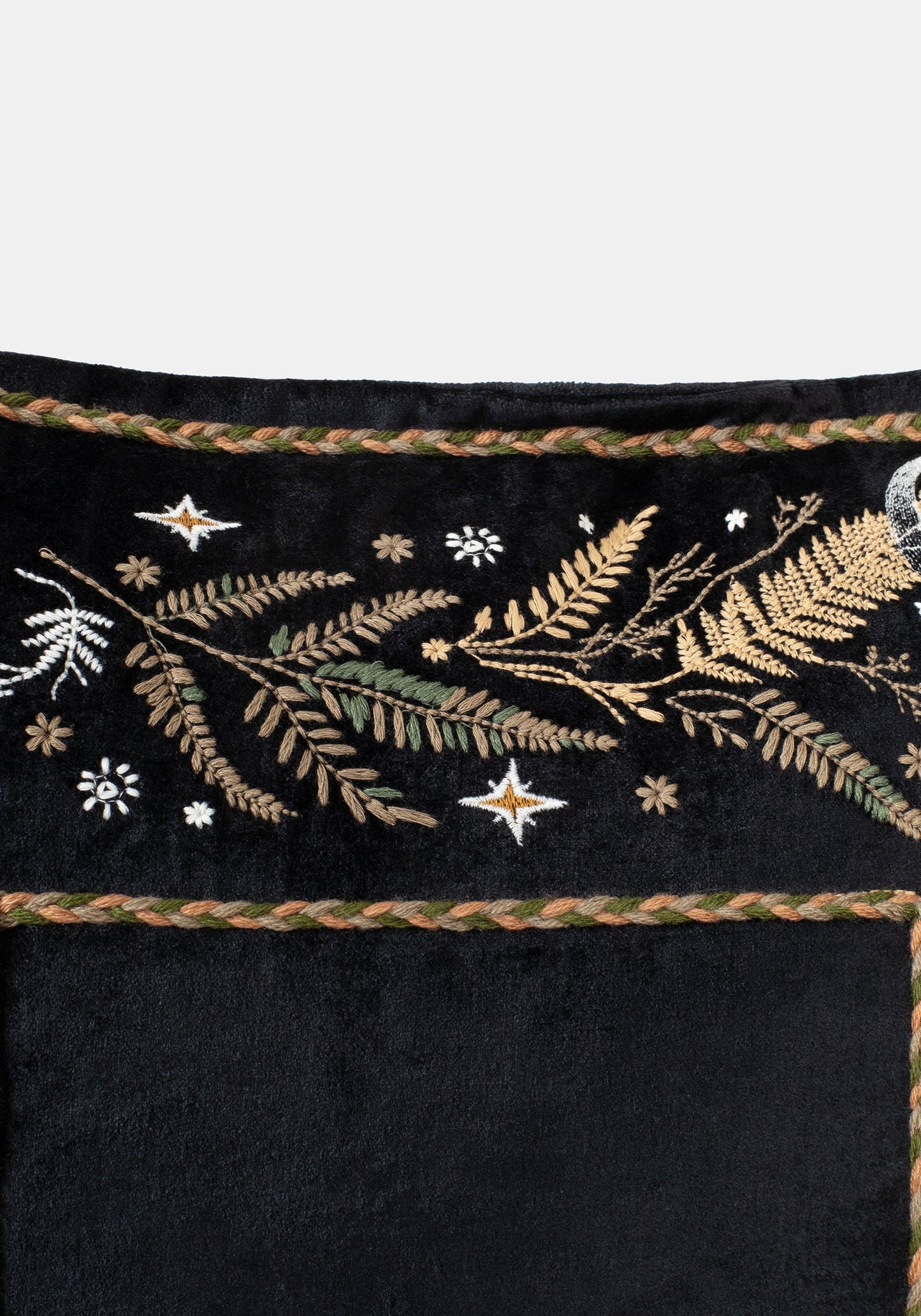 Abellona Embroidered Square Cushion