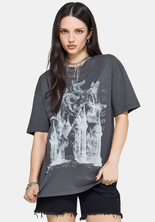 Asha Washed Boyfriend T-Shirt