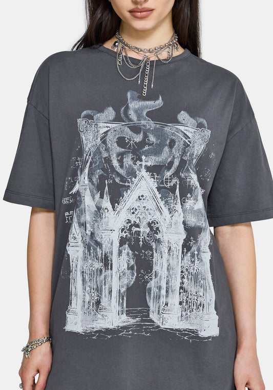 Asha Washed Boyfriend T-Shirt