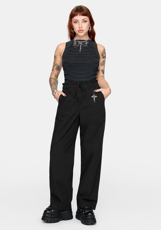Ada Paperbag Tie Waist Trousers