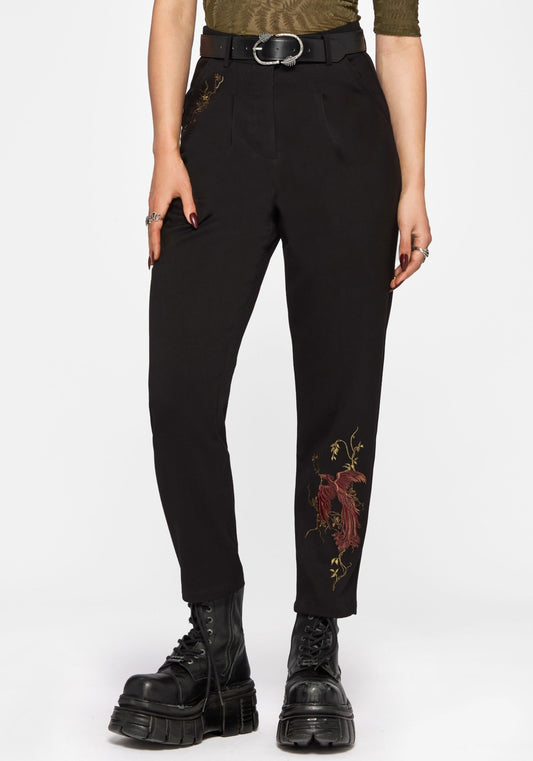 Phoenix Embroidered Tapered Trouser