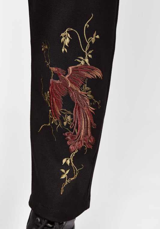 Phoenix Embroidered Tapered Trouser